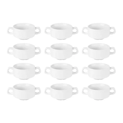 Afbeelding van Olympia Athena stapelbare soepkommen 160mm 290ml (12 stuks)
