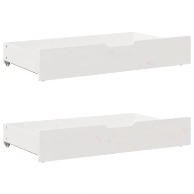 Afbeelding van vidaXL Bedlades 2 st 95x55x16 cm massief grenenhout