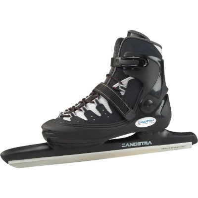 Afbeelding van Zandstra Noren Schaatsen 1392 Nylon Maat 48 Low Heel Zwart Lichtgewicht Veel Comfort Optimale Steun High Carbon Springsteel Veilig
