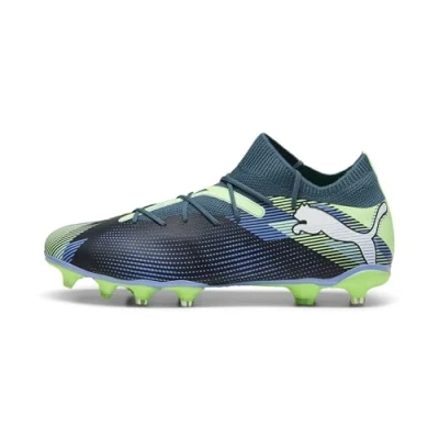 Afbeelding van PUMA FUTURE 7 MATCH FG/AG Unisex Sportschoenen Gray Skies White Fizzy Apple Maat 44.5