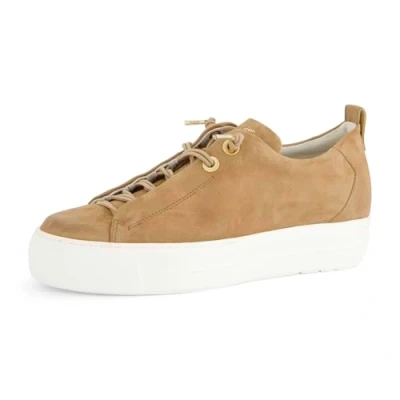 Afbeelding van Paul Green 4810, gymnastiekschoenen voor dames, 34x middenbruin
