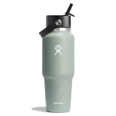 Afbeelding van Hydro Flask 32oz / 946ml Wide Mouth Travel Bottle + Flex Straw Cap Waterfles
