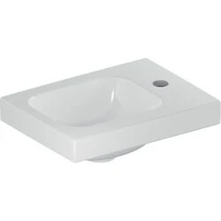 Afbeelding van Geberit iCon Light fontein kraangat rechts wit (38 x 28 cm) 1