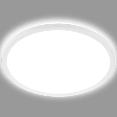 Afbeelding van Briloner Leuchten SLIM Plafondlamp rond LED Achtergrondverlichting 18W Ø 293cm Wit