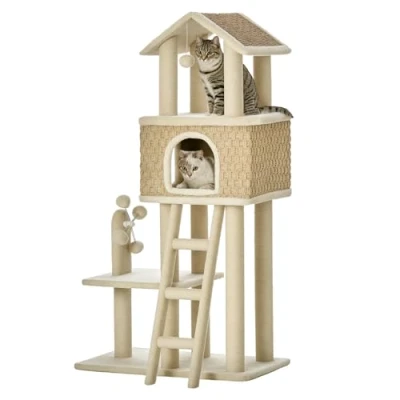 Afbeelding van PawHut Kratzbaum mit Spielbälle D30 431