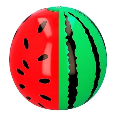 Afbeelding van Boland Opblaasbare watermeloen (35 cm) Kinderen en volwassenen Carnaval, Festival, Kinderfeestje, Tienerfeestje, Themafeest, Verjaardag, Vrijgezellenfeest
