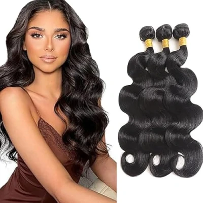 Afbeelding van Tuheerst Braziliaanse Menselijk Haar Bundels Body Wave 3 Natuurlijke Haarverlenging 100% Unprocessed Virgin Remy 12 Inch