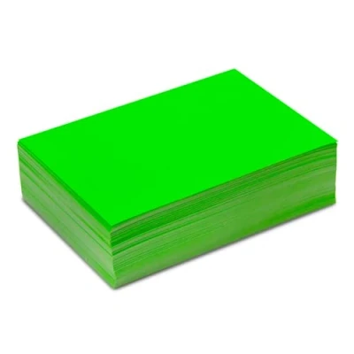 Afbeelding van younikat 150 beschrijfbare etiketten in neongroen, 10 x 7 cm, neonetiketten van schrijfpapier, universeel, dv_398
