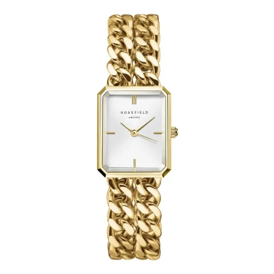 Afbeelding van Rosefield dames Octagon XS Studio horloge SWGSG O76 in de kleur Goud