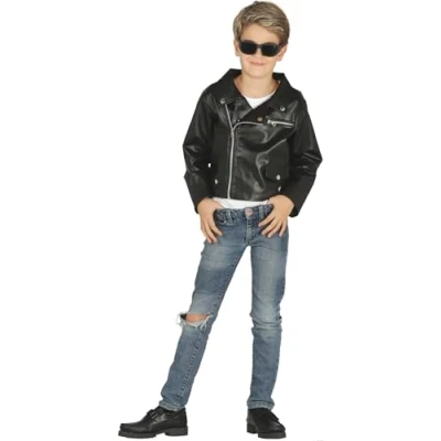 Afbeelding van Fiestas Guirca Leren Jas Jongens Polyester Zwart Maat 110/116