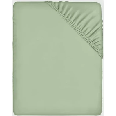 Afbeelding van Utopia Bedding Hoeslaken voor super kingsizebed, met hoekhoogte van 35 cm dikke matrassen, onderhoudsvriendelijk, geborstelde microvezel, krimpvrij en kleurvast Saliegroen