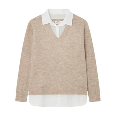 Afbeelding van Springfield Trui, Dames, Maat: XS, Beige