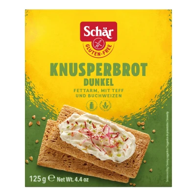 Afbeelding van Schar Knapperige Crackers Donker Glutenvrij 125GR