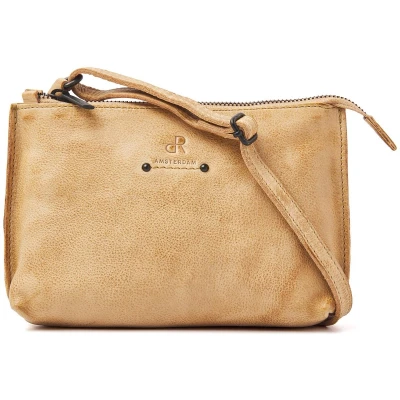 Afbeelding van dR Amsterdam Tampa Schoudertas Crossover beige