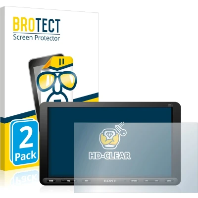 Afbeelding van BROTECT Screenprotector voor Sony XAV AX8050D Folie Beschermfolie transparant (2 Stuks)
