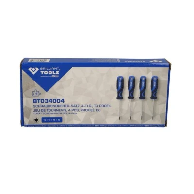 Afbeelding van Brilliant Tools, Schroevendraaiers, BT034004 (Pin torx)