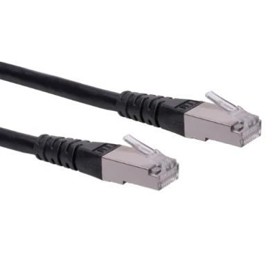 Afbeelding van ROLINE patchkabel Cat.6 (Klasse E) S/FTP (PiMF), zwart, 15 m