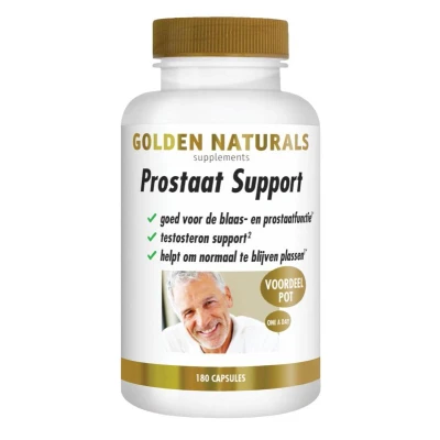 Afbeelding van Golden Naturals Prostaat Formule Capsules 180VCP