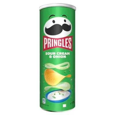 Image de Pringles Chips Tuiles Sour Cream Onion 170 g