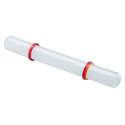 Afbeelding van Westmark 30462280 vouwstang met afstandsring van kunststof en siliconen, wit/rood/oranje, 22,2 cm