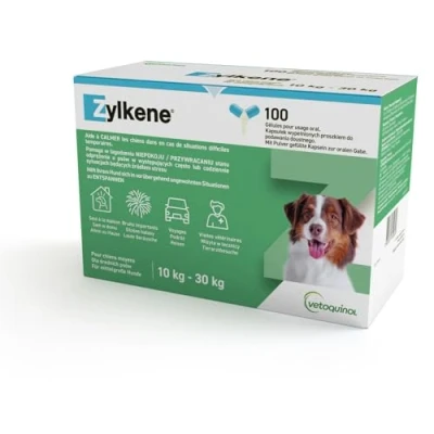 Afbeelding van Dubbelpak: 2 x 100 stuks Zylkene Capsules voor Honden van 10 30 kg