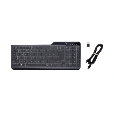 Afbeelding van Randapparaten: Toetsenborden: HP 400 Backlit Wired Keyboard toetsenbord USB QWERTY Engels Zwart
