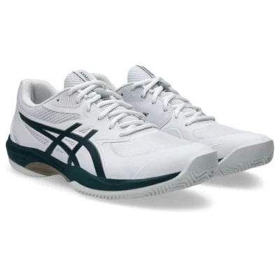 Afbeelding van Asics GAME CLAY Tennisschoenen voor kleibanen, Heren, Maat: 40.5, White/saxon green Textiel/ synthetisch