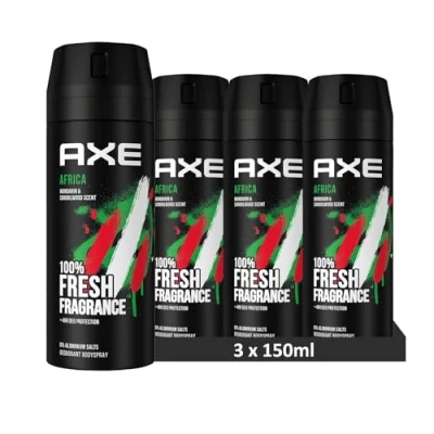 Afbeelding van Axe Africa Bodyspray zoutvrij aluminium 150 ml