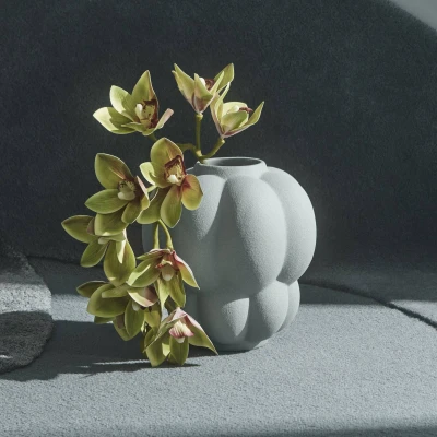 Afbeelding van AYTM Uva vaas, keramiek, groen, Ø 26 cm, druifvormig