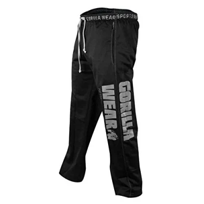 Afbeelding van Gorilla Wear LOGO Trainingsbroek, Heren, Maat: L/XL, Black