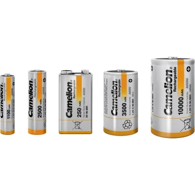 Afbeelding van NiMH batterij Mono D LR20 1,2 volt met max. Capaciteit van 10000 mAh