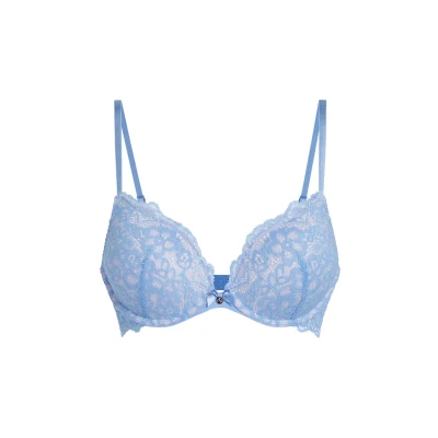 Afbeelding van Hunkemöller Voorgevormde push up beugel bh Marine Blauw A70