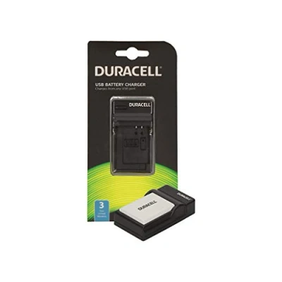 Afbeelding van Duracell Lader met USB kabel voor DR9641/EN EL5 (Lader), Stroomvoorziening de camera, Zwart