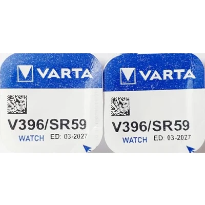 Afbeelding van Varta Knoopcel 396 1.55 V 1 stuk(s) 32 mAh Zilveroxide SILVER Coin V396/SR59 NaBli