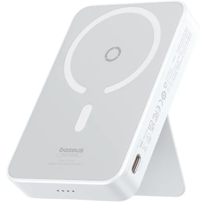 Afbeelding van Baseus MagPro MagSafe Powerbank 20W met Standaard 5.000mAh Wit