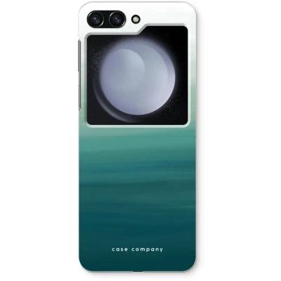 Afbeelding van Case Company® hoesje geschikt voor Samsung Galaxy Z Flip5 Ocean Soft Cover Telefoonhoesje Bescherming aan alle Kanten en Schermrand