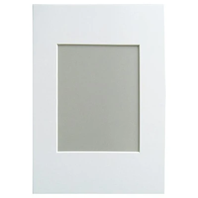 Afbeelding van Walther design PA042S Passepartout, Passepartoutformat 30x40 cm, Bildformat 21x29, 7 Polarweiß