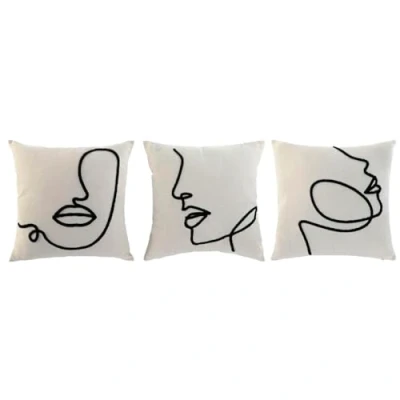 Afbeelding van Kussen Home ESPRIT Natuurlijk 45 x 15 cm (3 Stuks)
