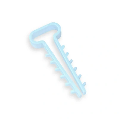 Afbeelding van Kabelklem Rechthoekig Ø8x5mm. Wit 100 Stuks
