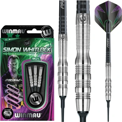 Afbeelding van WINMAU Simon Whitlock Signature Edition: Steeltip Tungsten Dartpijlen Professioneel 22g