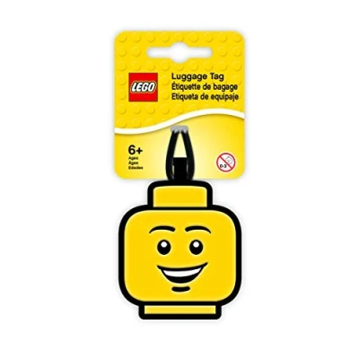 Afbeelding van LEGO Lights IQLUG 51167 Face Bagage Tag, Geel
