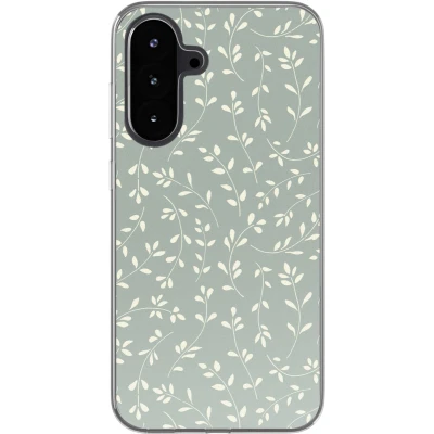 Afbeelding van imoshion hoesje Geschikt voor Samsung Galaxy A56 Design Smoke Green Flowers