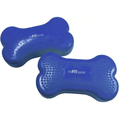 Afbeelding van FitPAWS Dierenbalansplatformen 2 st Mini K9FITbone 29x16,5x6 cm blauw