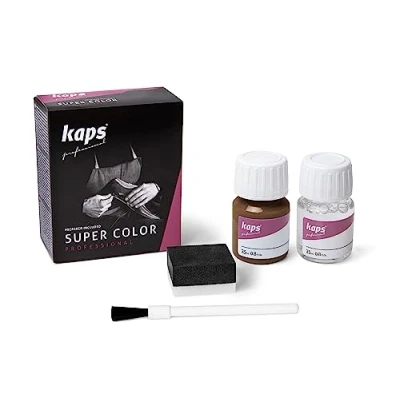 Afbeelding van Kaps super color leer &amp; kunstleer verf inc.cleaner (168) Whiskey 25ml