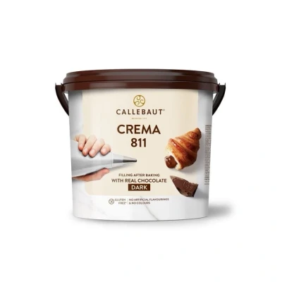 Afbeelding van Callebaut Crema Vulling Pure Chocolade 5kg