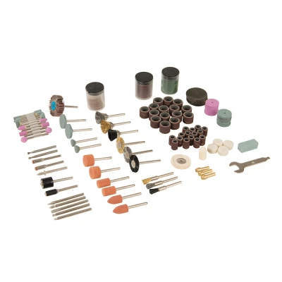 Afbeelding van Silverline 216 delige hobby machine accessoire set 3,17 mm spandoorn