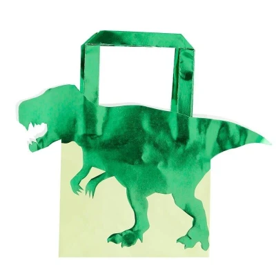 Afbeelding van Dinosaurus ROAR uitdeeltasjes 19x22cm 5 stuks