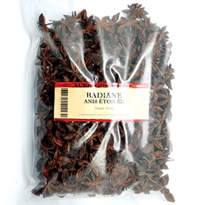 Afbeelding van Steranijs (Of Badiane) Hele in economische zak van 250 gram