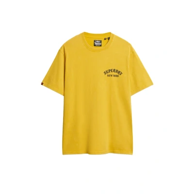 Afbeelding van Superdry NEO TRAD Tattoo Tshirt print, Heren, Maat: 3XL, Oil yellow