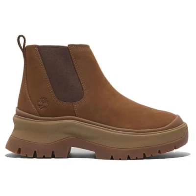 Afbeelding van Timberland MID Chelsea Enkellaarsjes met plateauzool, Dames, Maat: 38.5, Rust nubuck Leer